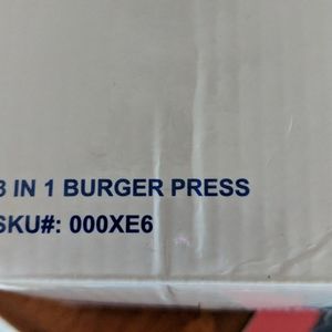 Smart home 3in 1 burger press